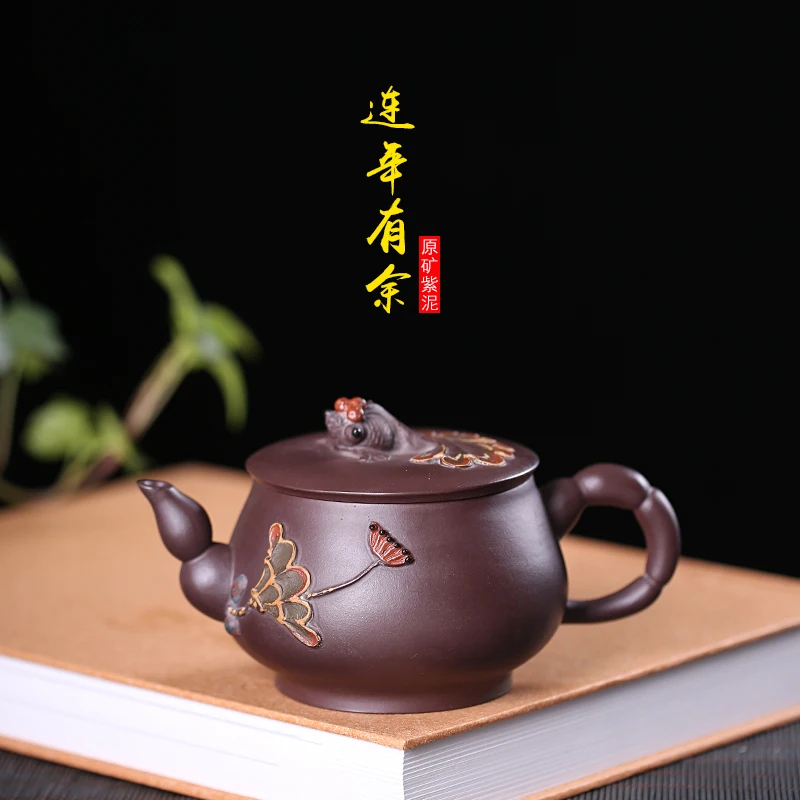 ★Yixing recommended system of pure manual name every month red ore purple clay years than pot teapot tea set
★Yixing recommended system of pure manual name every month red ore purple clay years than pot teapot tea set