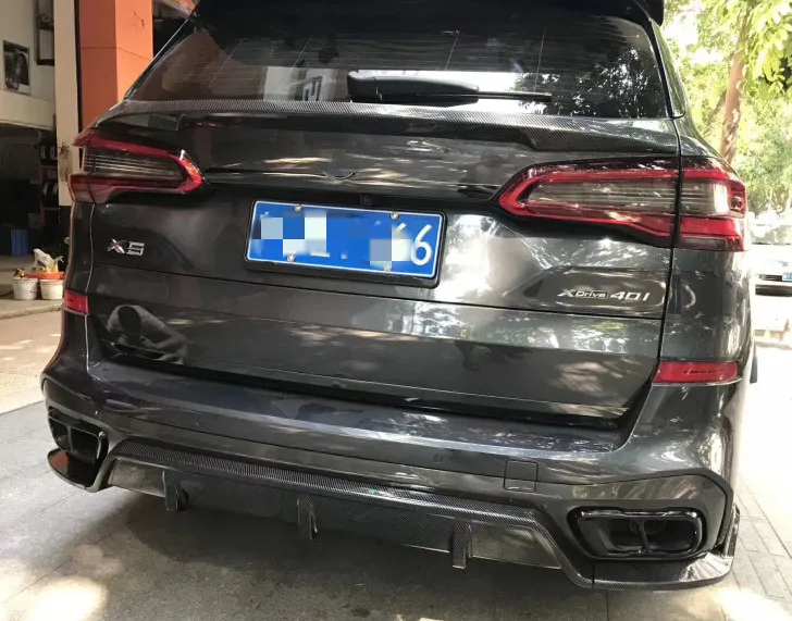 Спойлер среднего крыла для BMW X5 G05 спойлер 2018 2019 из углеродного волокна установки