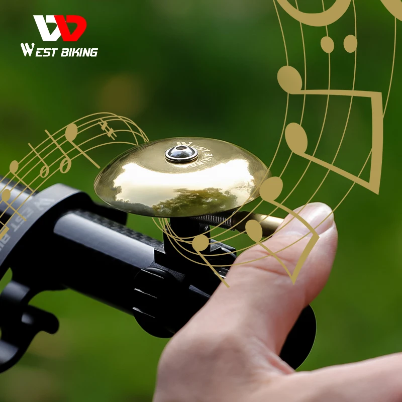 WEST BIKING Retro Road Bike Bell Copper Handlebar Ring Bell Safety Warning Alarm Crisp Sound Alarm Bike Horn Bicycle Accessories
WEST BIKING Retro Road Bike Bell Copper Handlebar Ring Bell Safety Warning Alarm Crisp Sound Alarm Bike Horn Bicycle Accessories