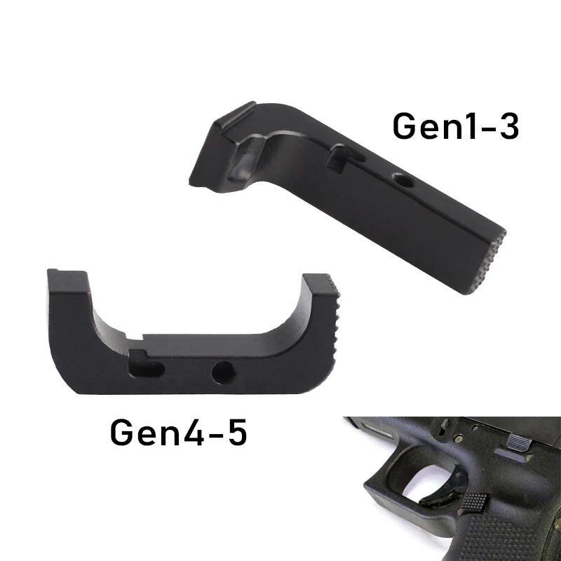 Расширительный журнал Tactical 45 для GLOCK 17 19 22 23 24 25 26 27 31 32 33 34 35 37 38 39 Gen 1 2 3 4 5