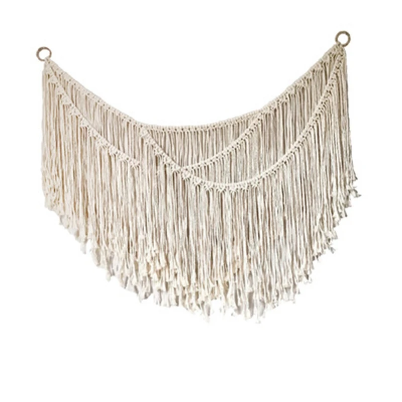 Super Large Macrame Wall Hanging Handwoven Bohemian Cotton Rope Boho Tapestry Home Decor Art (with Iron Ring)
Super Large Macrame Wall Hanging Handwoven Bohemian Cotton Rope Boho Tapestry Home Decor Art (with Iron Ring)