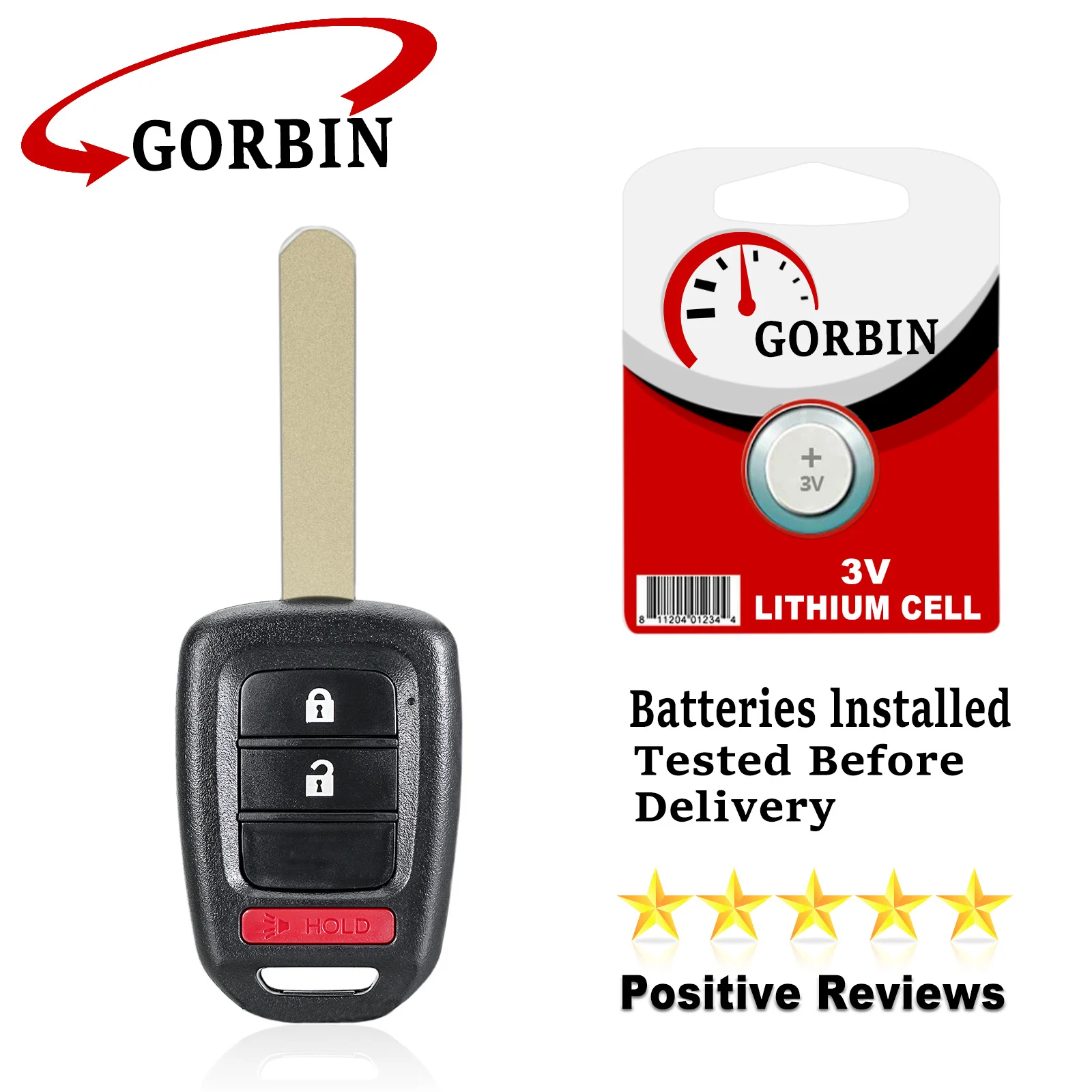 GORBIN for 2013 2014 2015 Honda Accord Sport Accord LX Civic Car Remote Key 313.8Mhz MLBHLIK6-1T for Honda Keys
GORBIN for 2013 2014 2015 Honda Accord Sport Accord LX Civic Car Remote Key 313.8Mhz MLBHLIK6-1T for Honda Keys