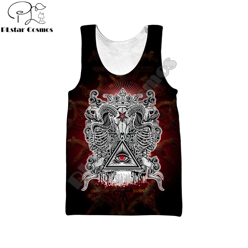 Dark Satanic and Skull 3D All Over Printed Men vest Summer Harajuku Sleeveless T-shirt Unisex Casual Polyester Tank Tops BX-65
Dark Satanic and Skull 3D All Over Printed Men vest Summer Harajuku Sleeveless T-shirt Unisex Casual Polyester Tank Tops BX-65