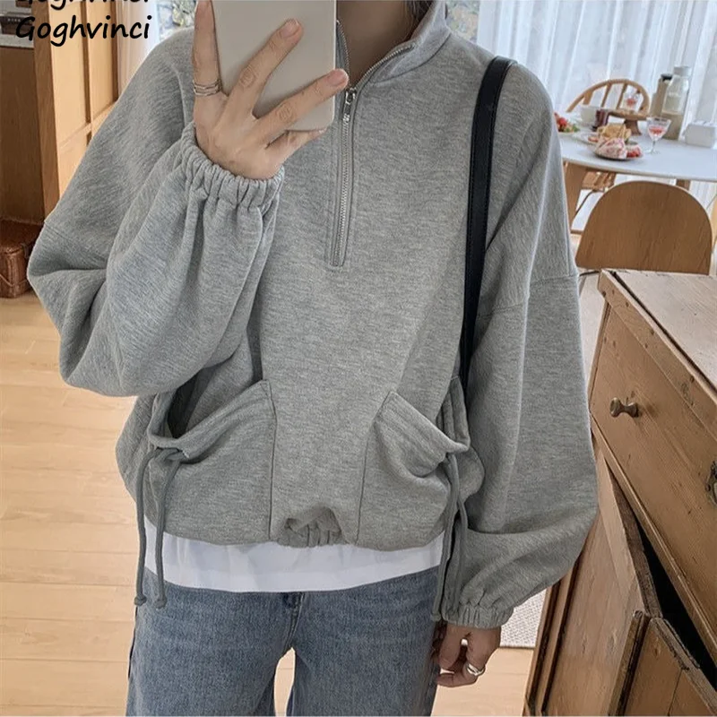 No Hat Hoodies Women 2XL Autumn Coat Patchwork Turtleneck Solid Fashion All-match Design Simple Students Female Sweatshirts Chic
No Hat Hoodies Women 2XL Autumn Coat Patchwork Turtleneck Solid Fashion All-match Design Simple Students Female Sweatshirts Chic