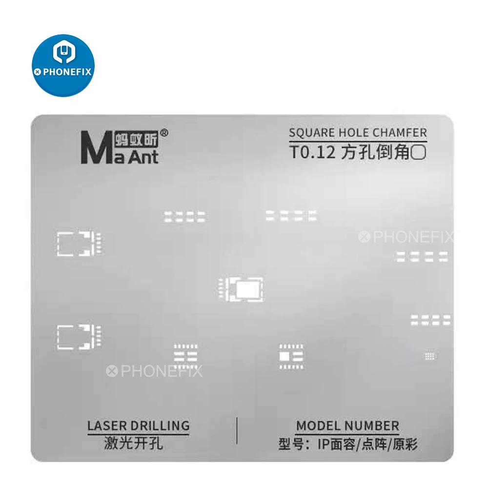 Трафарет Maant BGA Reballing для Iphone X-11 Pro Max точечная матрица распознавание лица ремонт