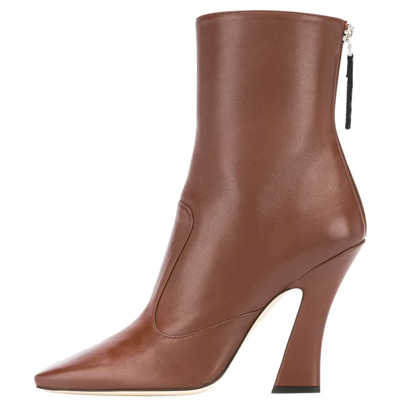 MStacchi Spring Autumn New Style Ankle Boots For Women Concise Pointed Toe Leather Boots Party Zipper Strange Heels Women Boots
MStacchi Spring Autumn New Style Ankle Boots For Women Concise Pointed Toe Leather Boots Party Zipper Strange Heels Women Boots