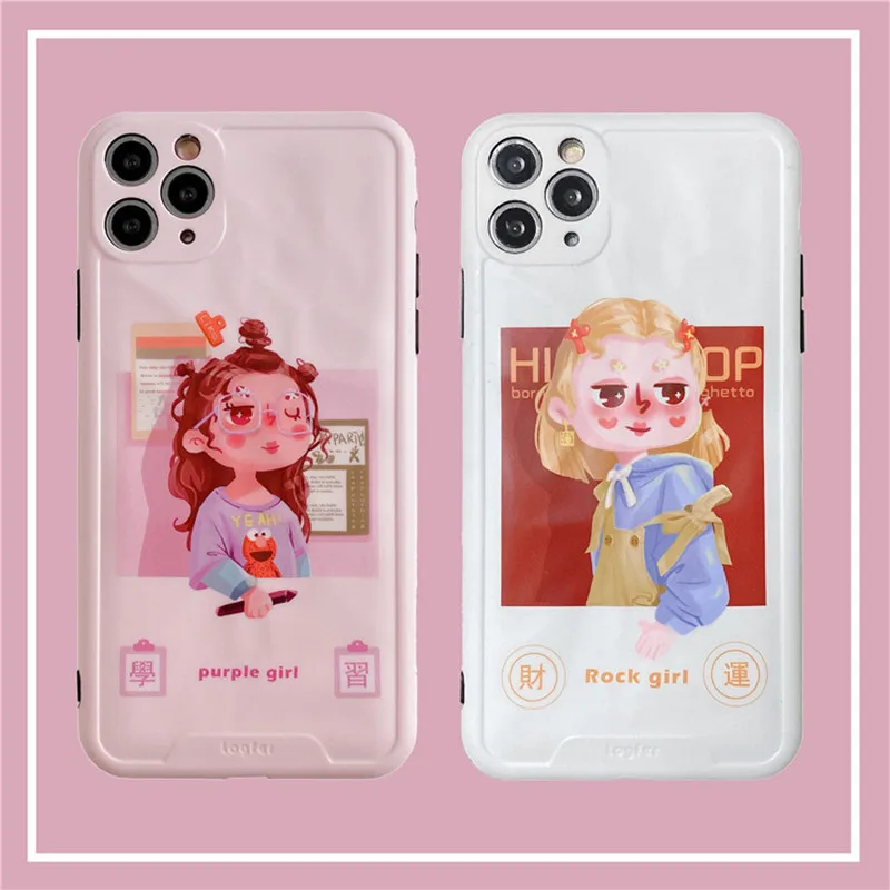 Cartoon illustration Rock Girls sisters Phone Case For iPhone 11 Pro Max case Soft cover for iPhone XS MAX XR X 7 8 Plus SE case
Cartoon illustration Rock Girls sisters Phone Case For iPhone 11 Pro Max case Soft cover for iPhone XS MAX XR X 7 8 Plus SE case