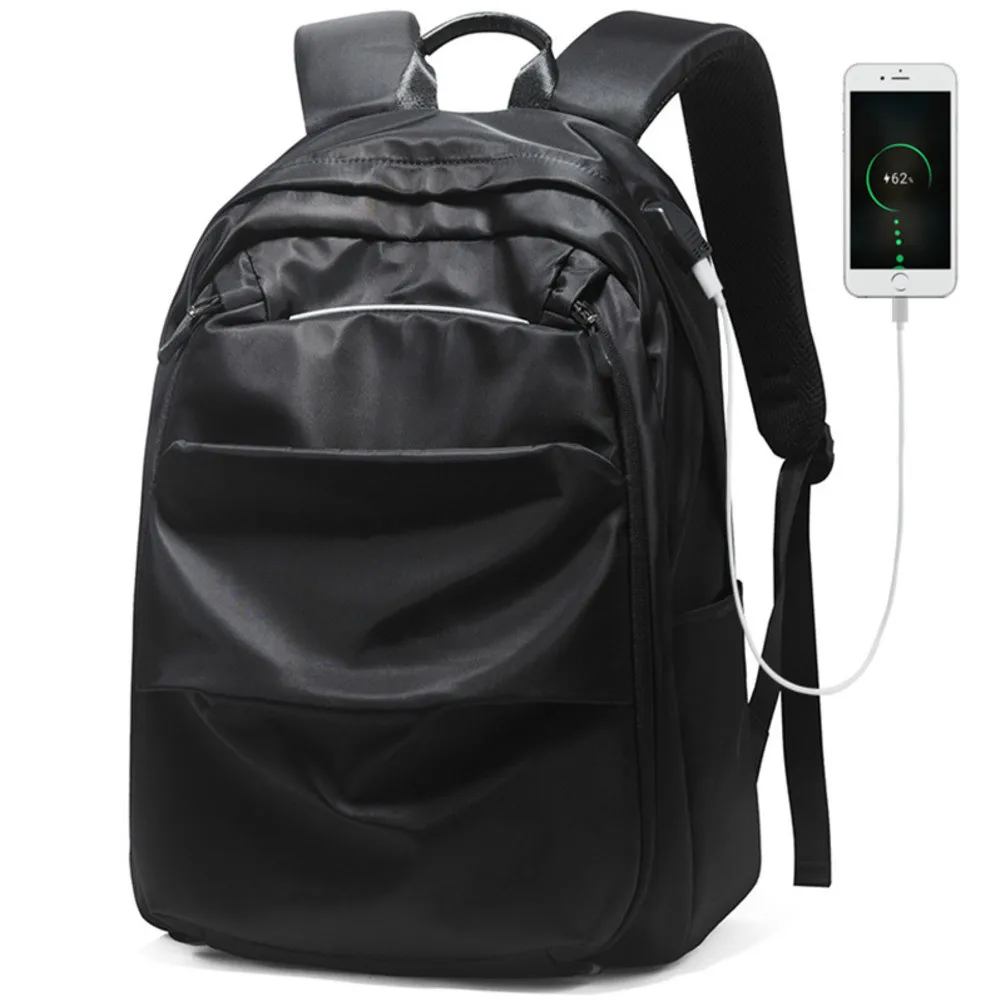 

Мужские рюкзаки, школьный портфель, мужской рюкзак для ноутбука с USB-зарядкой, дорожный рюкзак, рюкзак, вместительная Повседневная сумка из ...