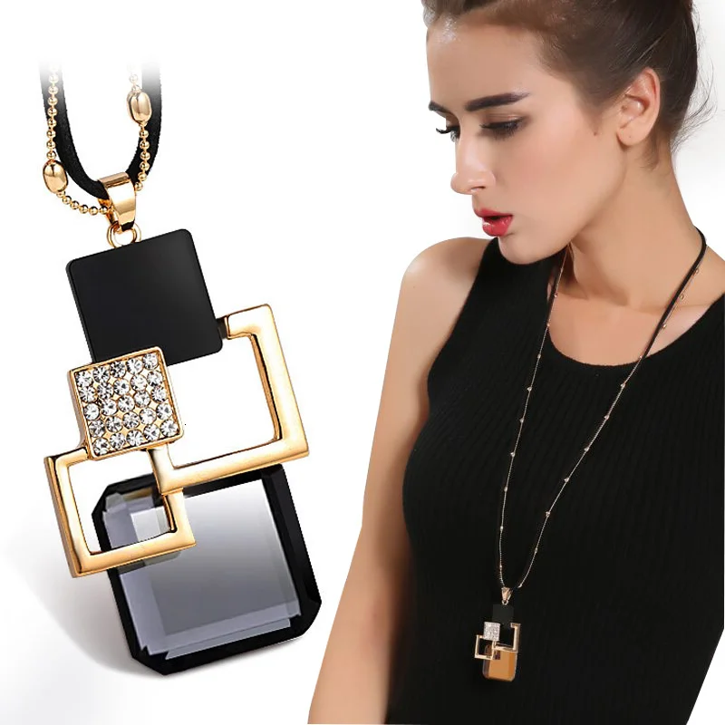Fashion Crystal Choker Collier Long Sweater Chain Waterdrop Butterfly for Women Femme Statement Necklaces&pendants Accessories
Fashion Crystal Choker Collier Long Sweater Chain Waterdrop Butterfly for Women Femme Statement Necklaces&pendants Accessories