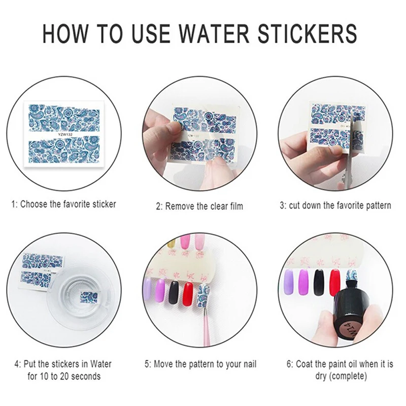 DIY Nail Art Sticker Decoration 2 Sheets Nail Sticker Flower Animal Fruit Leaf 19 Designs Water Decal Manicure
DIY Nail Art Sticker Decoration 2 Sheets Nail Sticker Flower Animal Fruit Leaf 19 Designs Water Decal Manicure