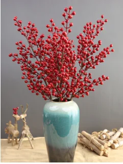 5 pieces Red fruit lucky fruit rich fruit simulation flower false flower decoration home wedding decoration flower
5 pieces Red fruit lucky fruit rich fruit simulation flower false flower decoration home wedding decoration flower
