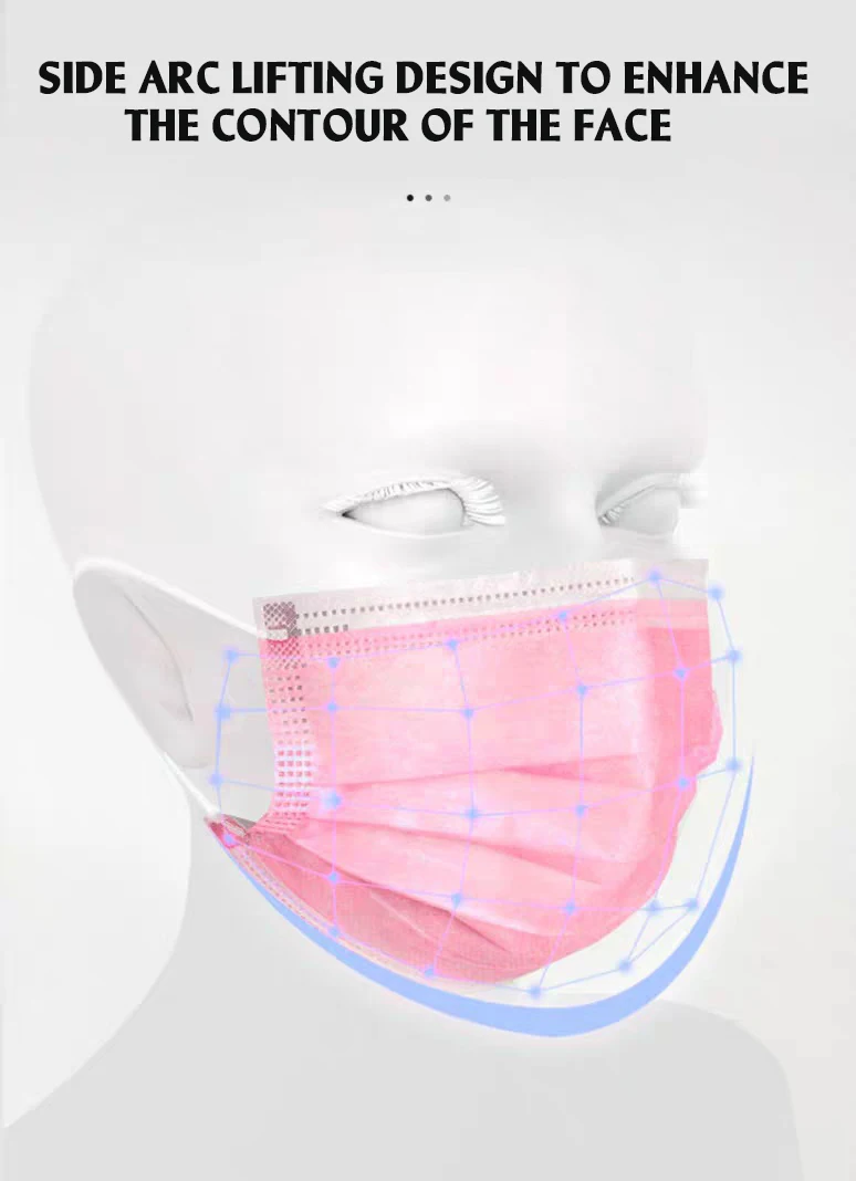 10/50/100pcs Disposable Face Mask Non Woven Anti Dust Smog Civil Breathable Gauze Mask With Elastic Earband Pink Face Mouth Mask
10/50/100pcs Disposable Face Mask Non Woven Anti Dust Smog Civil Breathable Gauze Mask With Elastic Earband Pink Face Mouth Mask