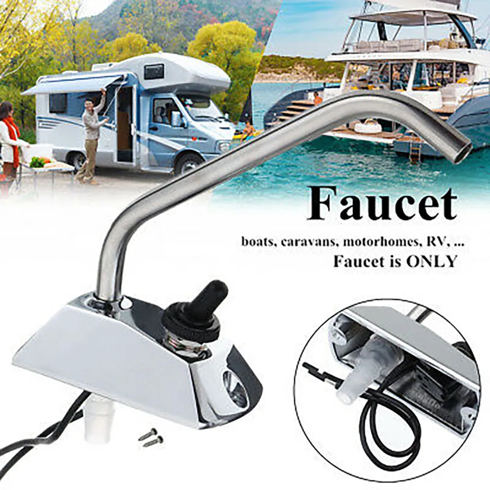 12V DC Galley Electric Water Pump Tap Faucet Water Tap W/ Switch For Caravan Boat Toggle Switch Electrically Controlled Faucet
12V DC Galley Electric Water Pump Tap Faucet Water Tap W/ Switch For Caravan Boat Toggle Switch Electrically Controlled Faucet