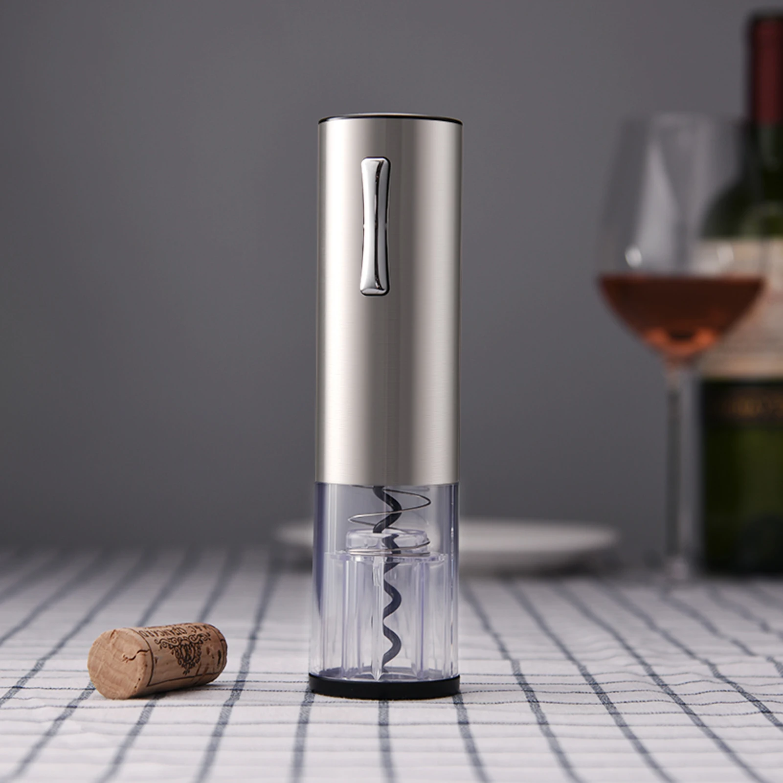USB Bottle Opener Electric Red Wine Opener Kitchen Accessories with Foil Cutter Automatic Wine Bottle Opener Wine Stopper Pourer 
USB Bottle Opener Electric Red Wine Opener Kitchen Accessories with Foil Cutter Automatic Wine Bottle Opener Wine Stopper Pourer