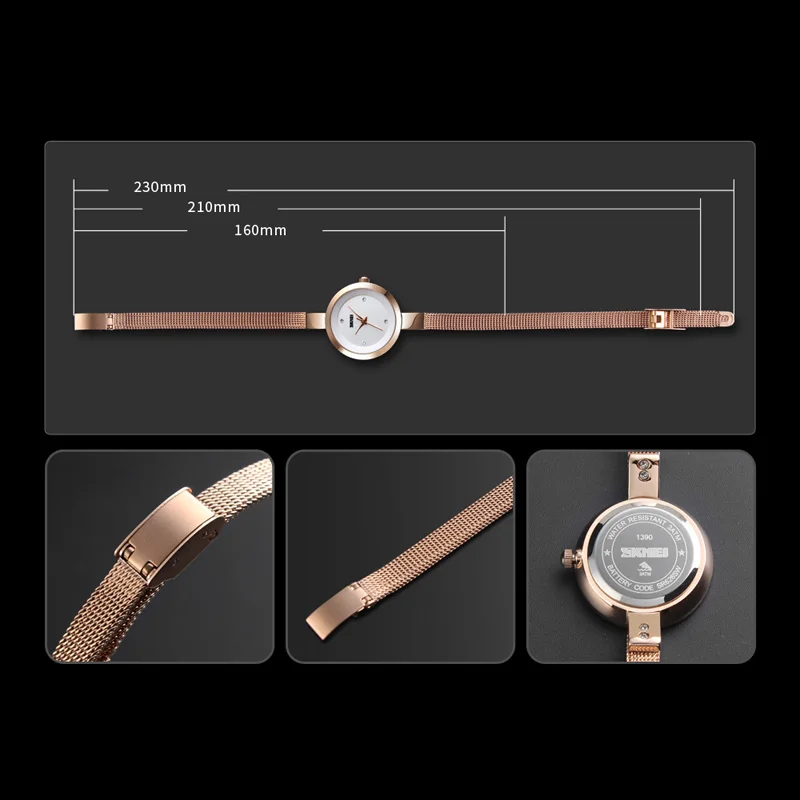 Women Simple Quartz Watch Waterproof Round Dial Steel Strap Watch Fashion Elegant Gifts d88
Women Simple Quartz Watch Waterproof Round Dial Steel Strap Watch Fashion Elegant Gifts d88