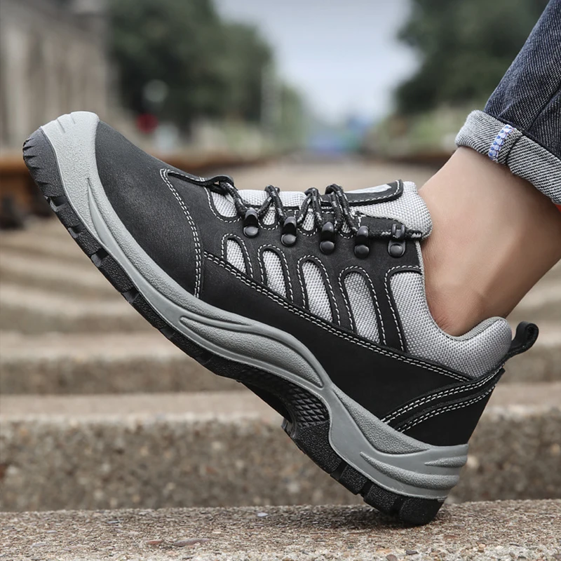 Breathable Men Work Shoes Safety Anti-smashing Steel Toe Cap Working Shoes Construction Indestructible Boots Sneakers For Men
Breathable Men Work Shoes Safety Anti-smashing Steel Toe Cap Working Shoes Construction Indestructible Boots Sneakers For Men