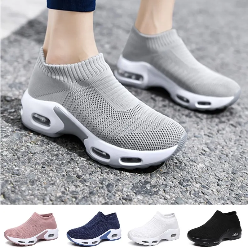 Walking Shoes for Women Air Cushion Sock Shoes Breathable Slip-on Cushion Running Sneakers Zapatos De Mujer Chunky Shoes
Walking Shoes for Women Air Cushion Sock Shoes Breathable Slip-on Cushion Running Sneakers Zapatos De Mujer Chunky Shoes