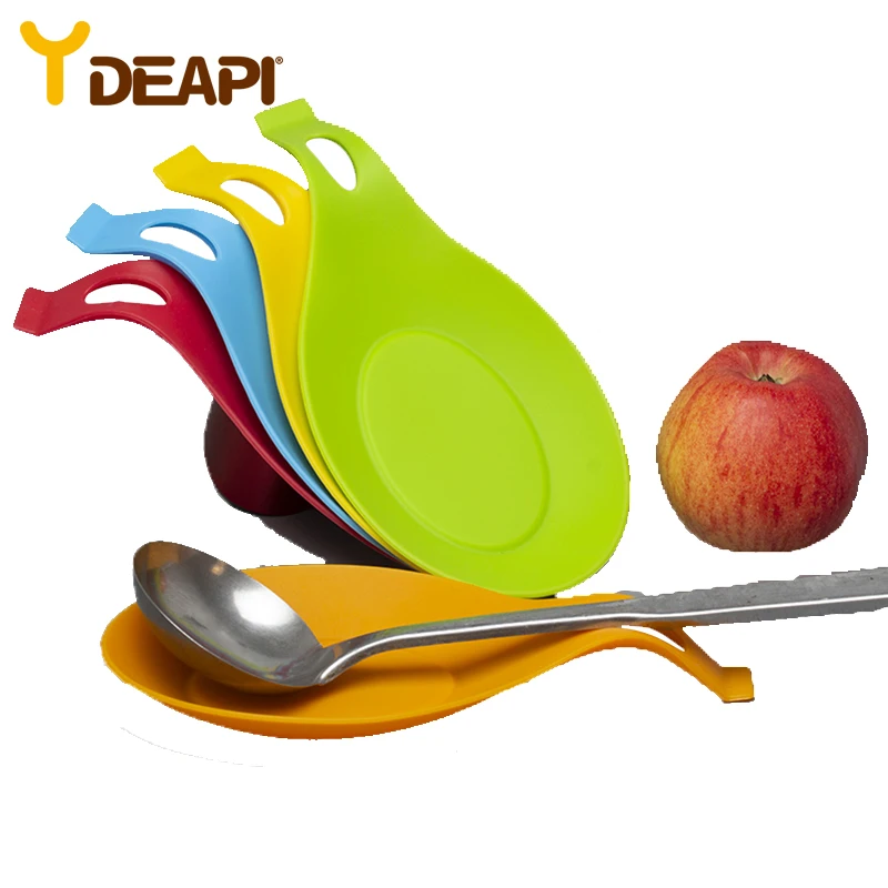 YDEAPI Food Grade Silicone Spoon Rest Heat Resistant Placemat Glass Coaster Silicone Spoon Holder Kitchen Tools Accessories
YDEAPI Food Grade Silicone Spoon Rest Heat Resistant Placemat Glass Coaster Silicone Spoon Holder Kitchen Tools Accessories