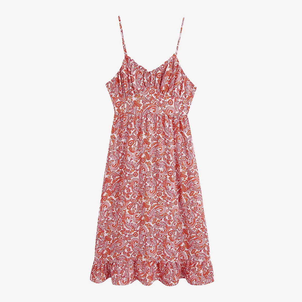 Jastie Summer Vintage Sexy Sling Midi Dress Floral Print V-Neck Sleeveless Backless Vestidos Ruffle Hem Vacation Beach Robe 2022
Jastie Summer Vintage Sexy Sling Midi Dress Floral Print V-Neck Sleeveless Backless Vestidos Ruffle Hem Vacation Beach Robe 2022