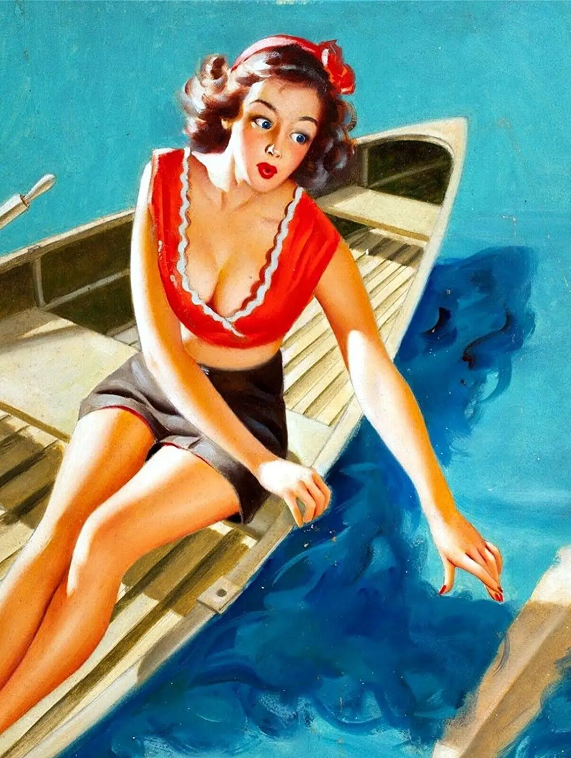 Metal Tin Sign Boat Pin Up Girl Pub Bar Retro Poster Home Kitchen Restaurant Wall Decor Signs 12x8inch
Metal Tin Sign Boat Pin Up Girl Pub Bar Retro Poster Home Kitchen Restaurant Wall Decor Signs 12x8inch