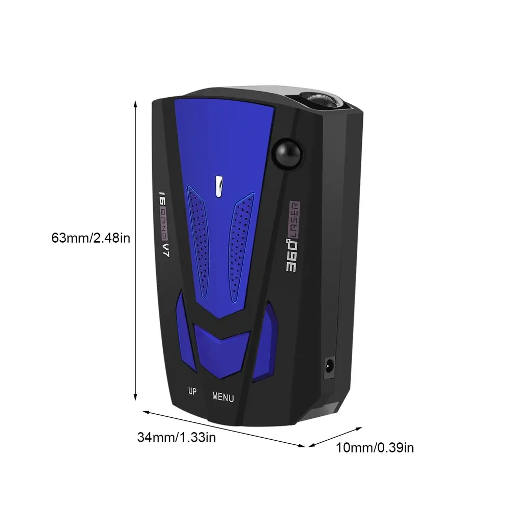 New Blue/Red 360 Degrees Car Radar Detector 16 Band Voice Alert Laser V7 Security Speed Radar Detector Laser LED Display Hot
New Blue/Red 360 Degrees Car Radar Detector 16 Band Voice Alert Laser V7 Security Speed Radar Detector Laser LED Display Hot