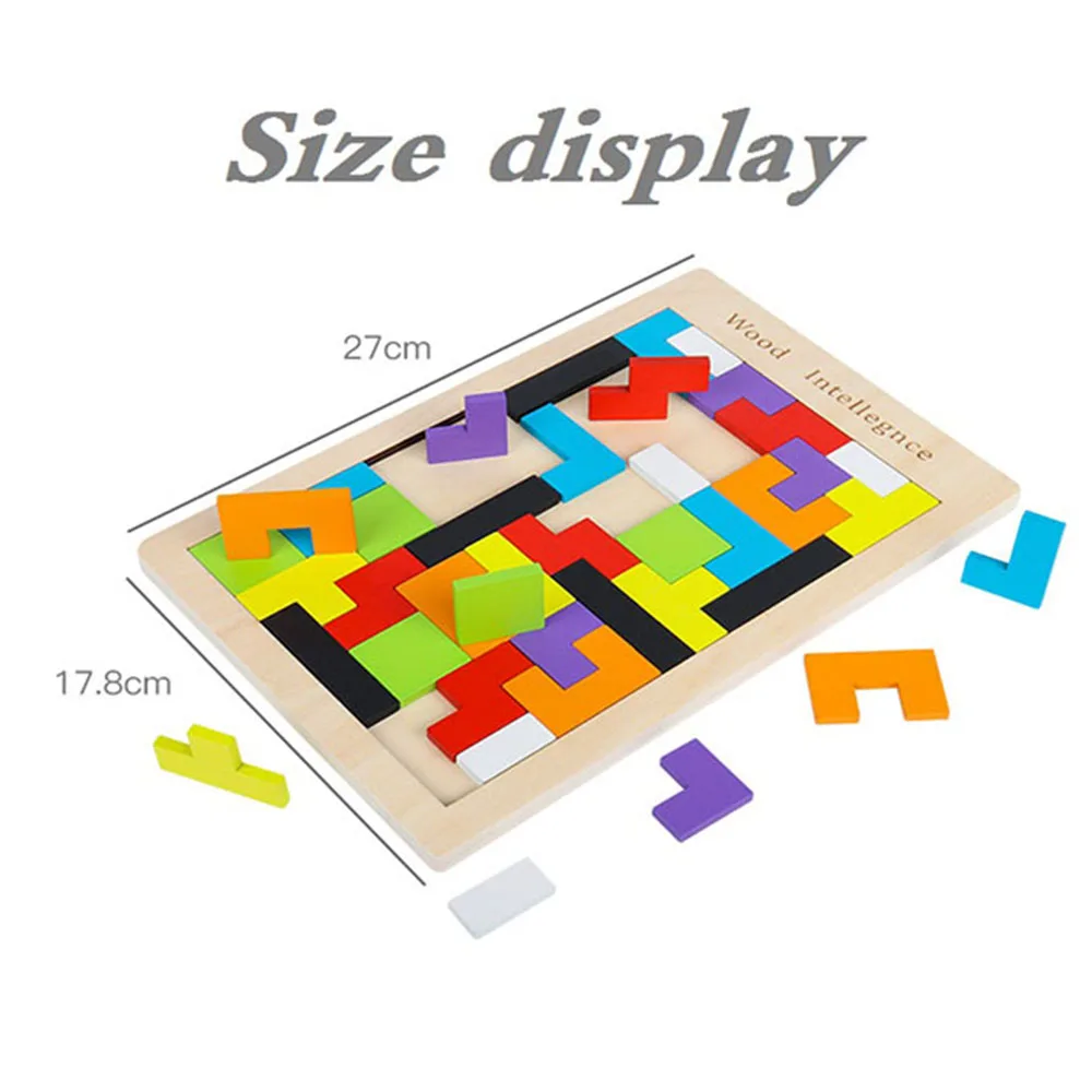 Block Jigsaw Puzzle Intelligence Toy Wooden Logic Exercise Color Recognition. Creative styling.
Block Jigsaw Puzzle Intelligence Toy Wooden Logic Exercise Color Recognition. Creative styling.