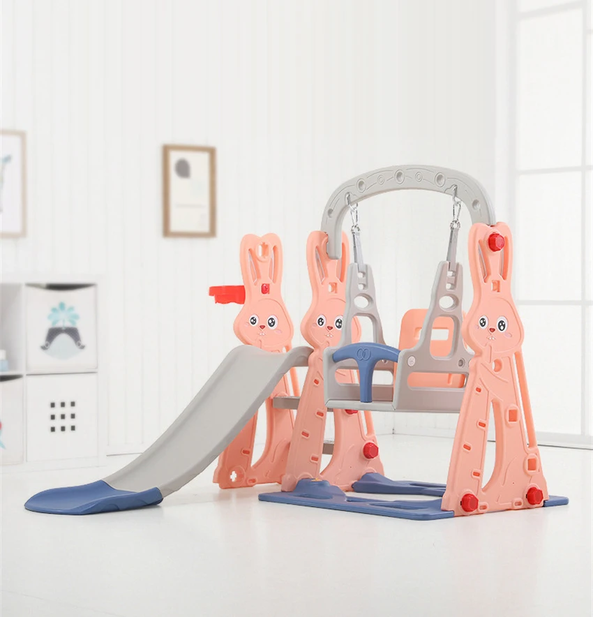 4 IN 1 Kids Slides And Swing Child Home Playground Plastic Slides Indoor Eco-friendly Slider with Swing Basketball Hoop Kid Gift
4 IN 1 Kids Slides And Swing Child Home Playground Plastic Slides Indoor Eco-friendly Slider with Swing Basketball Hoop Kid Gift