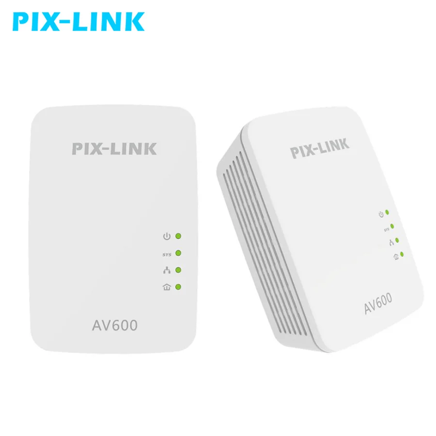 PIXLINK AV600 Мощность линии Ethernet Homeplug адаптер для штекер маршрутизатора работай "(Plug