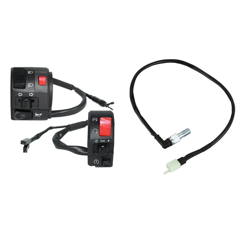 Motorcycle Bike Hydraulic Banjo Brake Pressure Light Switch & 22mm ATV Motorcycle Handlebar Control Switches Left Righ
Motorcycle Bike Hydraulic Banjo Brake Pressure Light Switch & 22mm ATV Motorcycle Handlebar Control Switches Left Righ