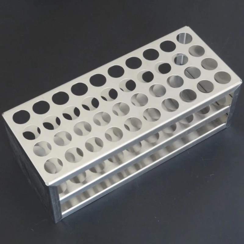 14Mm 40 Hole Aluminum Test Tube Rack Multifunctional Laboratory Test Tube Holder Laboratory Equipment
14Mm 40 Hole Aluminum Test Tube Rack Multifunctional Laboratory Test Tube Holder Laboratory Equipment