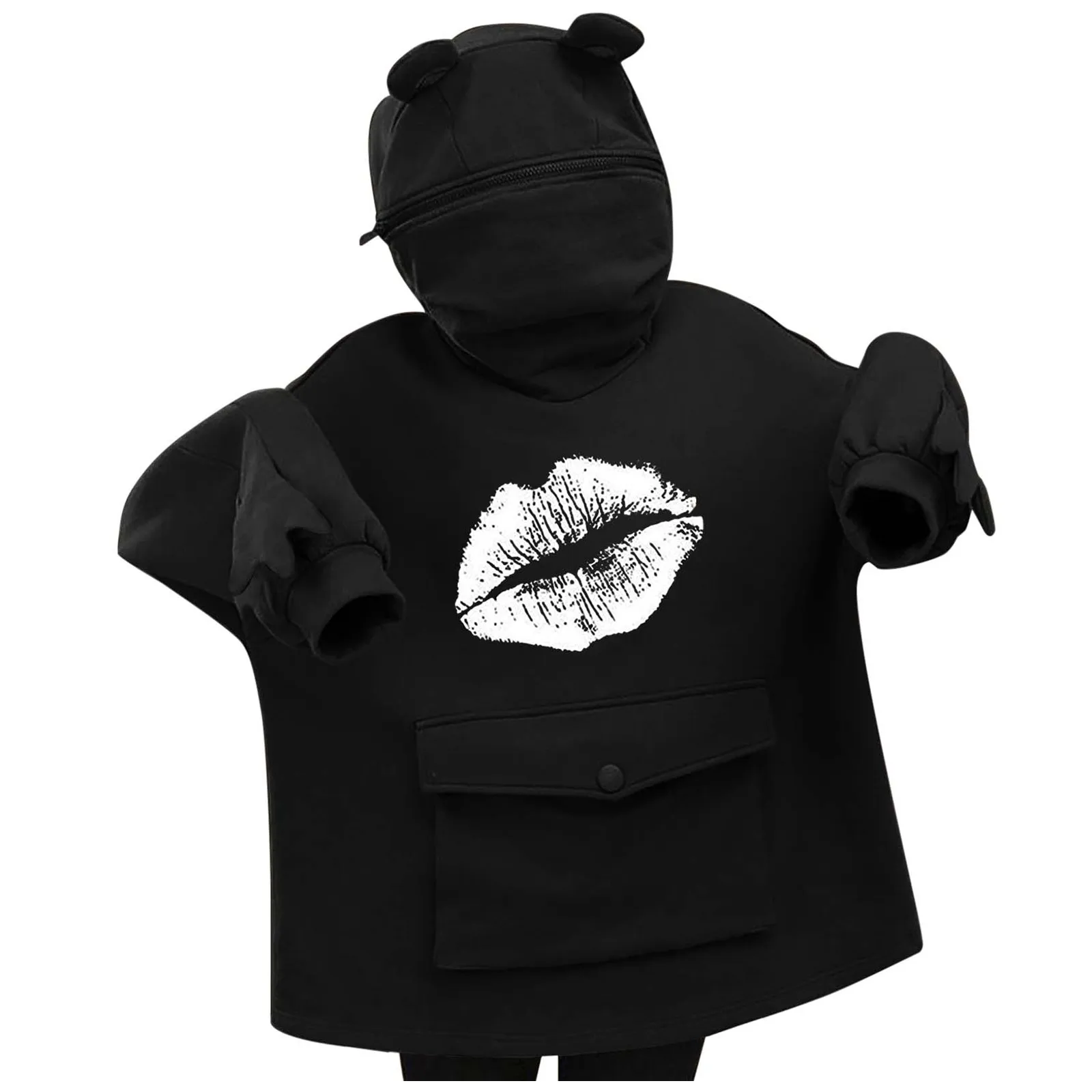 Harajuku Women Hoodie Frog Pullover Winter Sense Hooded Casual Sweatshirts Autumn Embroidery Loose Top Doll Decoration Hoodies
Harajuku Women Hoodie Frog Pullover Winter Sense Hooded Casual Sweatshirts Autumn Embroidery Loose Top Doll Decoration Hoodies