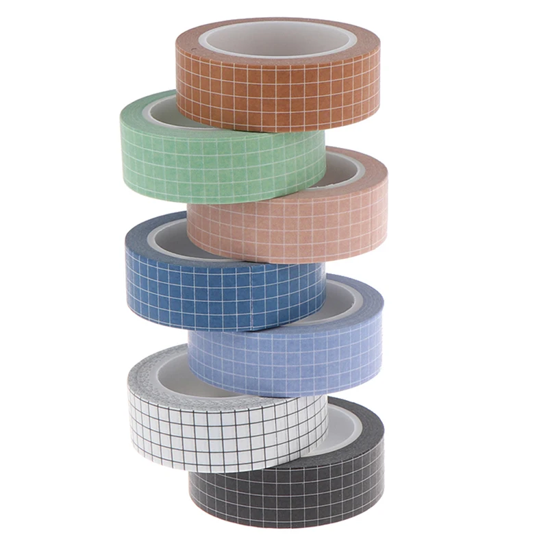 Colorful Grid Washi Paper Tape DIY Planner Masking Tape Adhesive Tapes Stickers Stationery Decorative Hot Sale
Colorful Grid Washi Paper Tape DIY Planner Masking Tape Adhesive Tapes Stickers Stationery Decorative Hot Sale