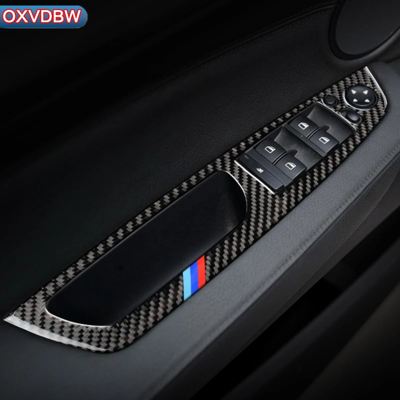 Carbon Fiber Window Lifter Control Frame Switch Decor Armrest Panel Trim car Interior accessories For bmw x5 e70 x6 e71 LHD RHD
Carbon Fiber Window Lifter Control Frame Switch Decor Armrest Panel Trim car Interior accessories For bmw x5 e70 x6 e71 LHD RHD