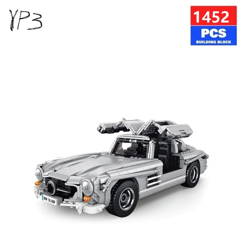 Mercedes 300SL "Gullwing" Coupé (1955) MOC Technical Car Model Building Blocks City Technique Vehicle Bricks Toys For Kids Gifts
Mercedes 300SL "Gullwing" Coupé (1955) MOC Technical Car Model Building Blocks City Technique Vehicle Bricks Toys For Kids Gifts