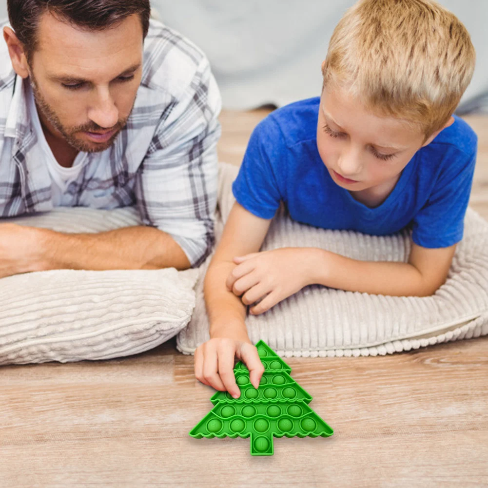 Christmas Tree Push Bubble Sensory Toys Stress Reliever for Autism Novel Toys Adult Child Anti-Stress Fidget Toys Fidget
Christmas Tree Push Bubble Sensory Toys Stress Reliever for Autism Novel Toys Adult Child Anti-Stress Fidget Toys Fidget