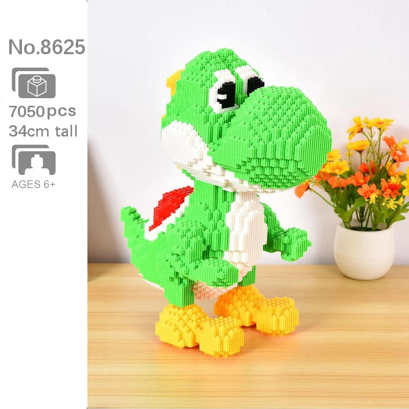 Xizai 8625 Animal Super Yoshi Mari Video Game Building Blocks Kit DIY Model Monster Mini Bricks Kids Toys for Boy Children Gifts
Xizai 8625 Animal Super Yoshi Mari Video Game Building Blocks Kit DIY Model Monster Mini Bricks Kids Toys for Boy Children Gifts