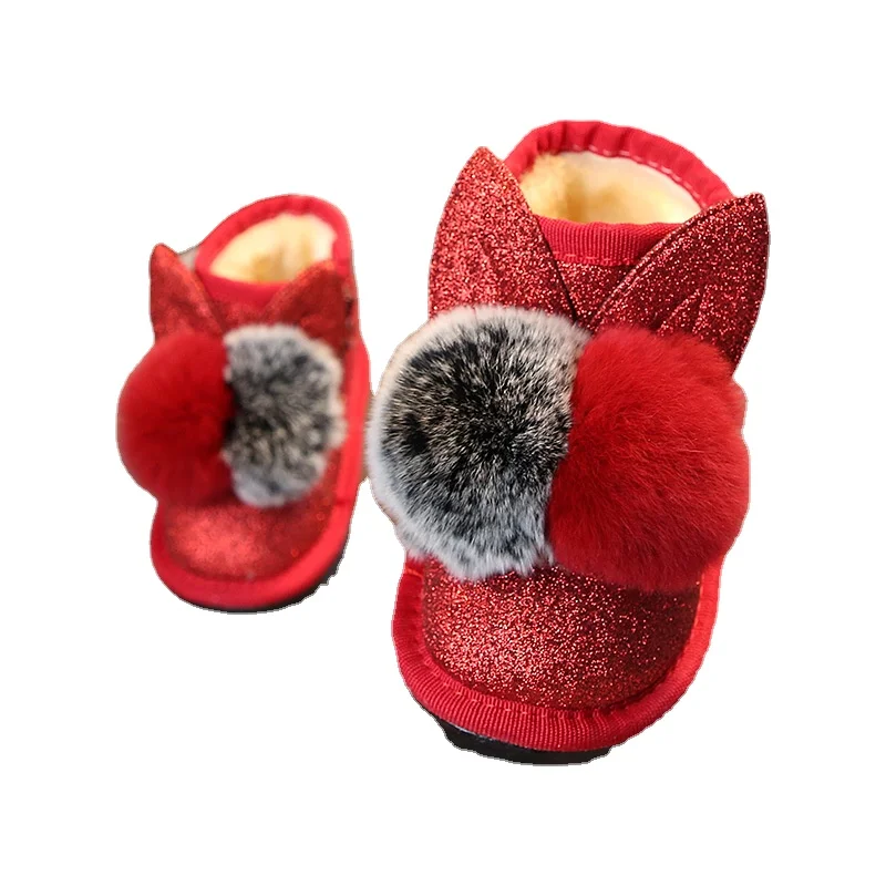 Winter Boots for Kids Girls Shoes Fashion Sequins Plush Warm Baby Girl Shoes Non-slip Infant Girls Ankle Boots Size 22-30 SSS003
Winter Boots for Kids Girls Shoes Fashion Sequins Plush Warm Baby Girl Shoes Non-slip Infant Girls Ankle Boots Size 22-30 SSS003