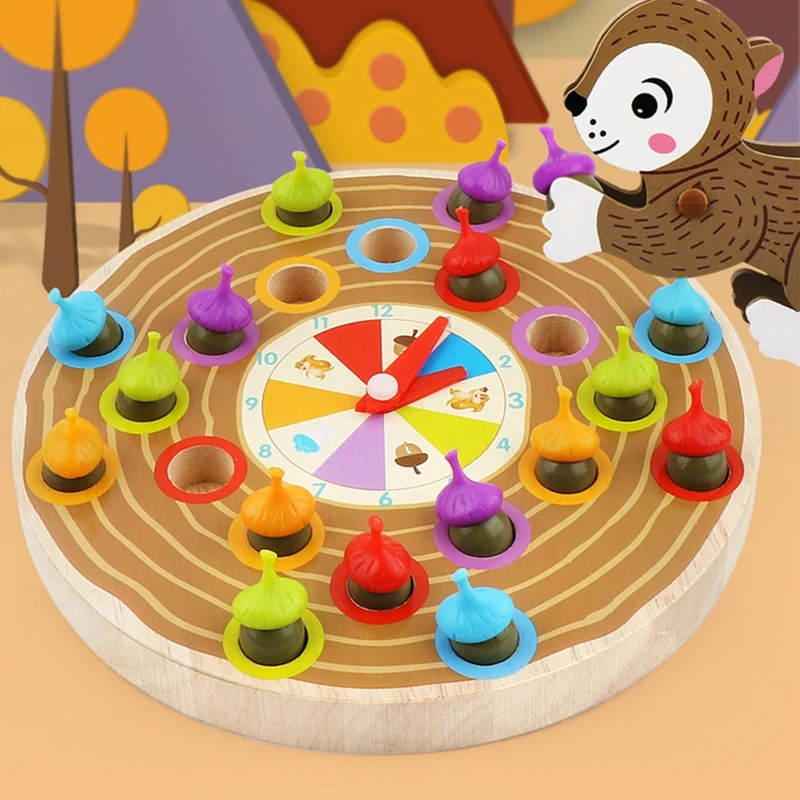 Squirrel Picking Acorn Game Color Classification Multiplayer Game Puzzle Fun Toy
Squirrel Picking Acorn Game Color Classification Multiplayer Game Puzzle Fun Toy
