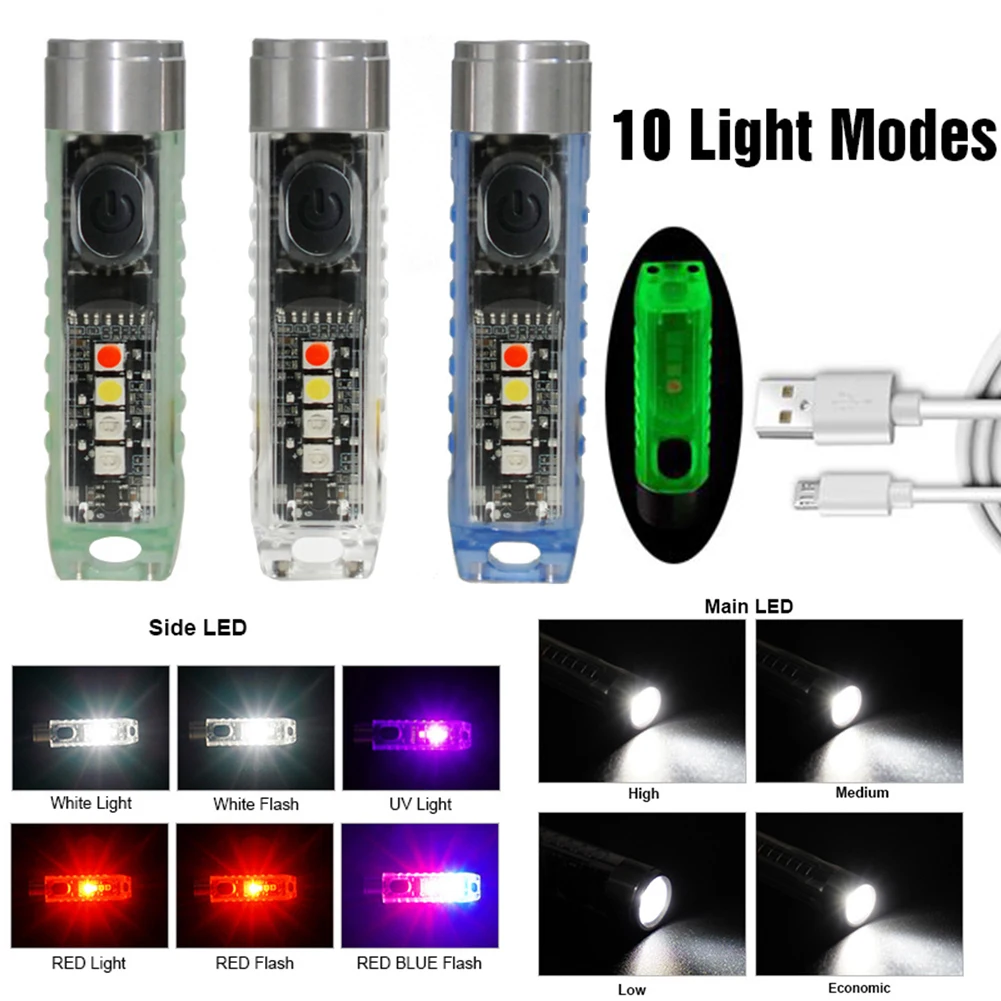 Mini LED Flashlight Pocket Torch USB Rechargeable LED Light Flashlight Lamp Waterproof Portable Light Outdoor Tool Camping Lamp
Mini LED Flashlight Pocket Torch USB Rechargeable LED Light Flashlight Lamp Waterproof Portable Light Outdoor Tool Camping Lamp
