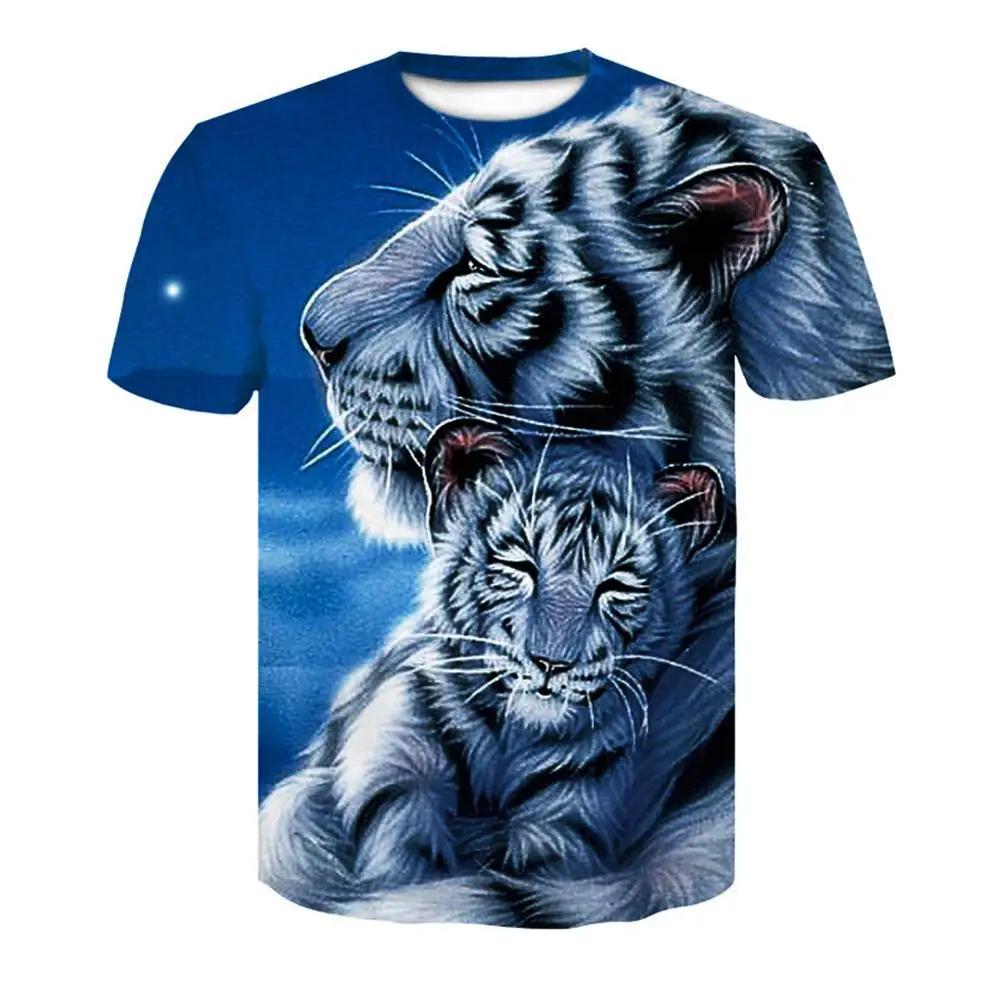 Summer New 3D Printed T-shirt Tigers Print Men's Casual T-shirt for Men Quick Drying Short Sleeve T-Shirt Breathable Tee Top
Summer New 3D Printed T-shirt Tigers Print Men's Casual T-shirt for Men Quick Drying Short Sleeve T-Shirt Breathable Tee Top