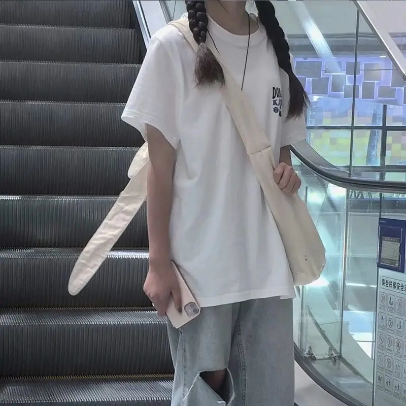 Short sleeve t-shirt female cartoon letter printing student short sleeve female summer new Korean Short Sleeve Top Fashion
Short sleeve t-shirt female cartoon letter printing student short sleeve female summer new Korean Short Sleeve Top Fashion