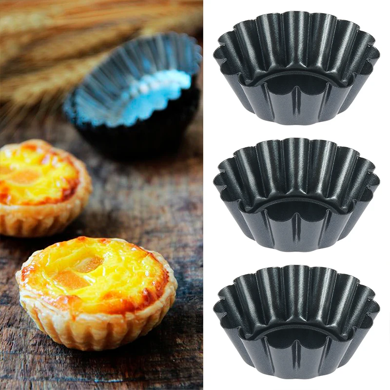 5Pcs Non-stick Egg Tart Mold Carbon Steel Metal Flower Shape Reusable Cupcake and Muffin Baking Cup Tartlets Pans Baking Mould
5Pcs Non-stick Egg Tart Mold Carbon Steel Metal Flower Shape Reusable Cupcake and Muffin Baking Cup Tartlets Pans Baking Mould