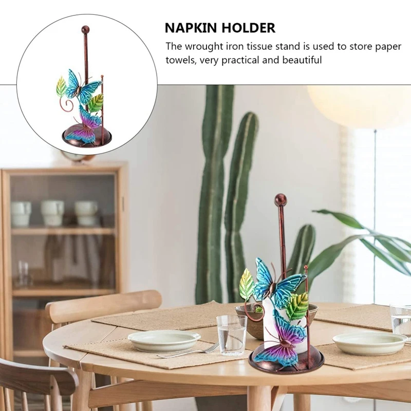 Paper Towel Stand Pipe Toilet Paper Holder Butterfly Tissue Paper Storage Holder Nordic Style Tissue Roll Organizer
Paper Towel Stand Pipe Toilet Paper Holder Butterfly Tissue Paper Storage Holder Nordic Style Tissue Roll Organizer