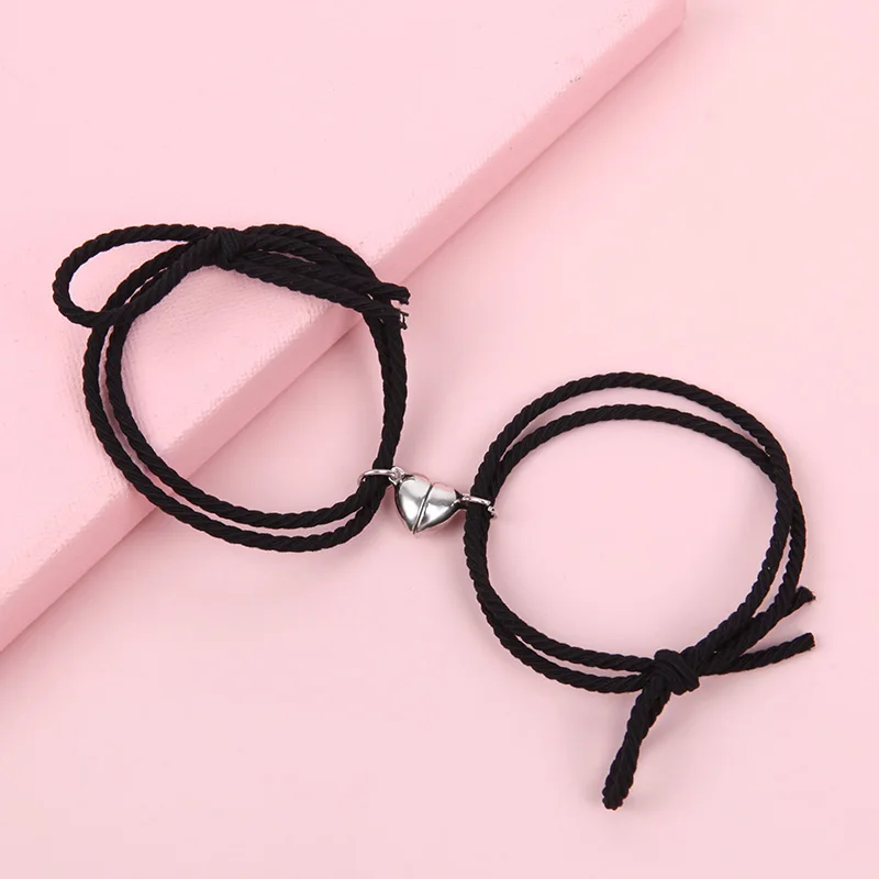 2Pcs/set Couple Magnetic Distance Bracelet Adjustable Lucky Red Rope Braided Heart Charms Bracelets Lovers Jewelry Gifts
2Pcs/set Couple Magnetic Distance Bracelet Adjustable Lucky Red Rope Braided Heart Charms Bracelets Lovers Jewelry Gifts