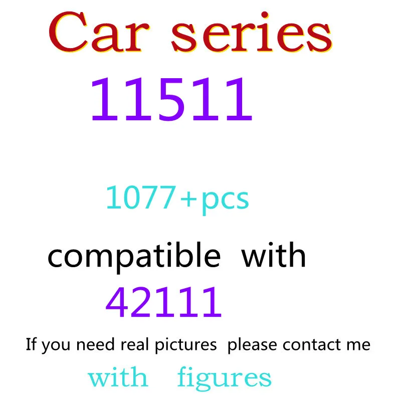 1077pcs 11511 Building Blocks Toy Car Series 42111 Assembled Building Blocks Children's Toy Gifts
1077pcs 11511 Building Blocks Toy Car Series 42111 Assembled Building Blocks Children's Toy Gifts