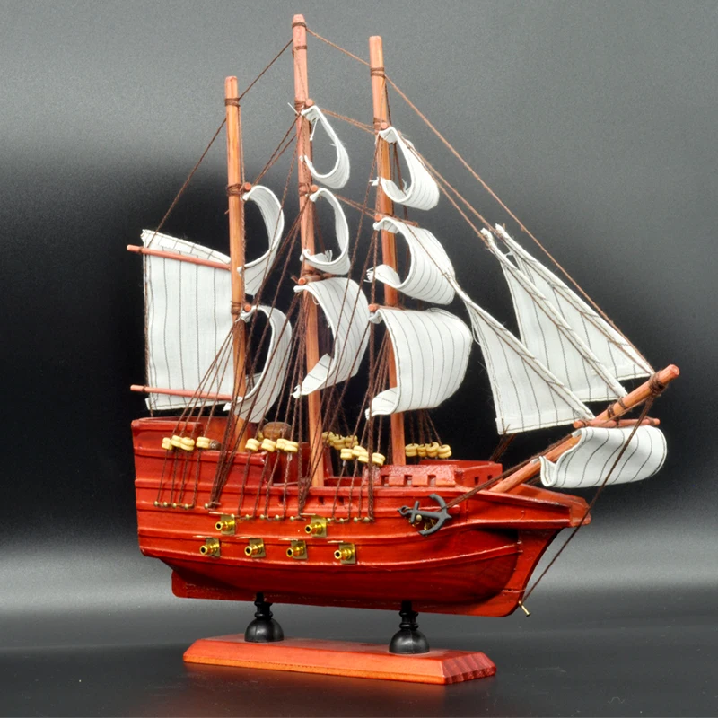LUCKK New version Hobby Ship Model Red Sailing Kitsbrass cannons luxurious Sailboat Model 3D Wooden Assembly Home Decor 
LUCKK New version Hobby Ship Model Red Sailing Kitsbrass cannons luxurious Sailboat Model 3D Wooden Assembly Home Decor