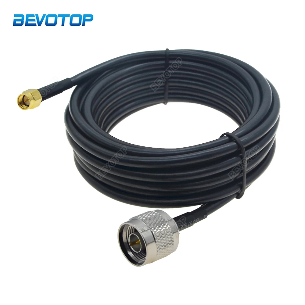 LMR195 SMA Male Plug to N Male RF Adapter Coaxial Cable LMR-195 50-3 50 Ohm Pigtail 3G 4G 5G LTE Extension Cord Jumper 20CM-30M
LMR195 SMA Male Plug to N Male RF Adapter Coaxial Cable LMR-195 50-3 50 Ohm Pigtail 3G 4G 5G LTE Extension Cord Jumper 20CM-30M