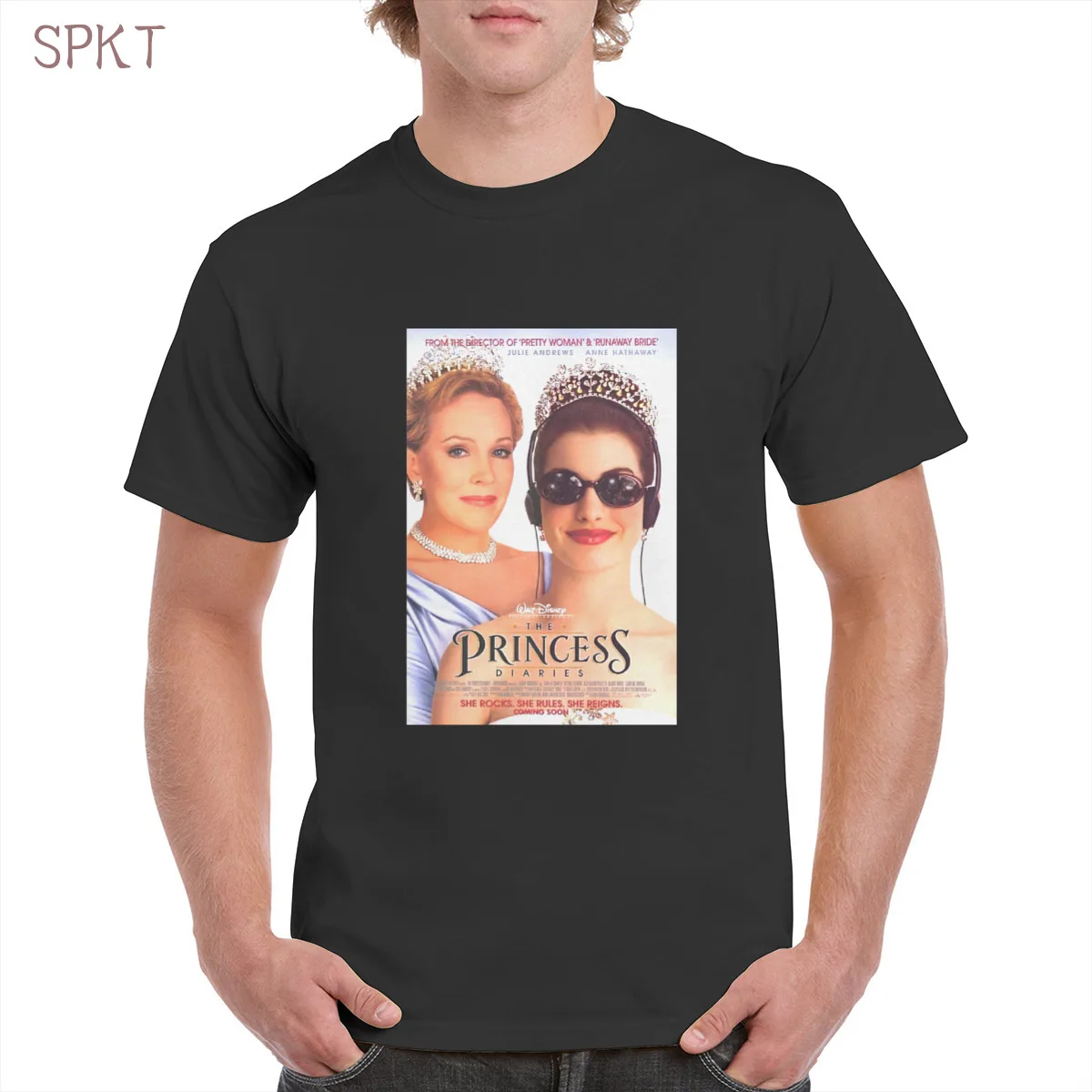 100% cotton Princess Diaries Poster print t shirt Sexy Anne Hathaway classic design tshirt gothic punk top women/men's T-Shirts
100% cotton Princess Diaries Poster print t shirt Sexy Anne Hathaway classic design tshirt gothic punk top women/men's T-Shirts