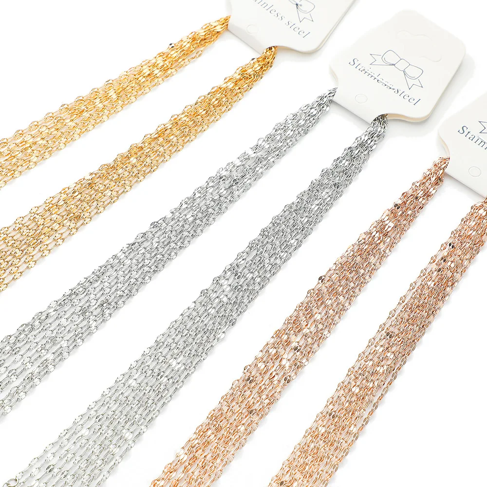 10pcs Stainless Steel Lip-shape Water-wave Chain For Necklace Making DIY Jewelry Making Findings
10pcs Stainless Steel Lip-shape Water-wave Chain For Necklace Making DIY Jewelry Making Findings