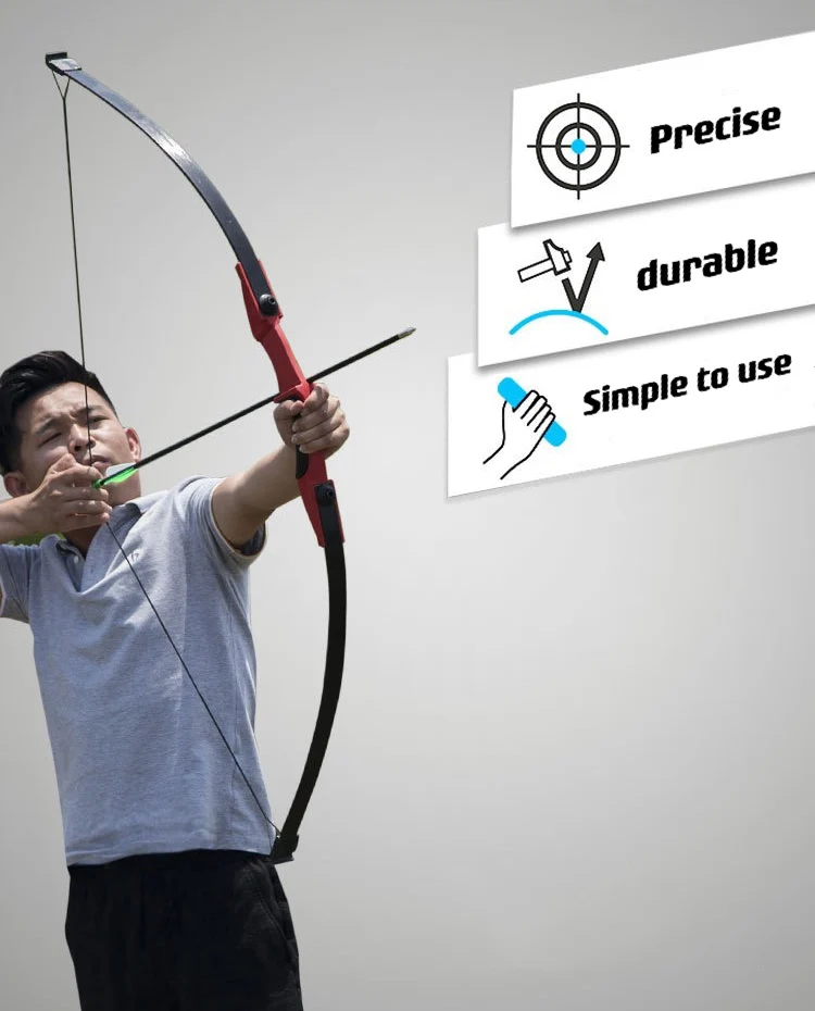 20-30-40 Lb Bow For Shooting High Strength Straight Draw Recurve Arch Hunting Equipment Outdoor Sports Right-Handed Removable
20-30-40 Lb Bow For Shooting High Strength Straight Draw Recurve Arch Hunting Equipment Outdoor Sports Right-Handed Removable